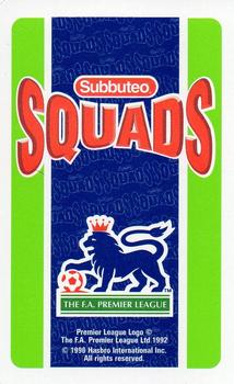 1995-96 Subbuteo Squads #NNO Jason Lee Back