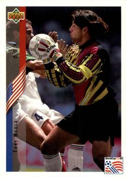 1994 Upper Deck World Cup Contenders English/Japanese #1 Tony Meola Front
