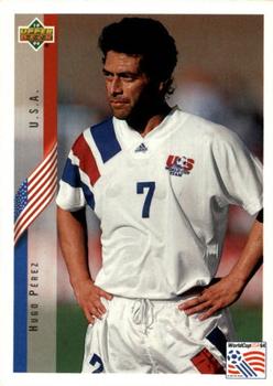 1994 Upper Deck World Cup Contenders English/Japanese #10 Hugo Perez Front