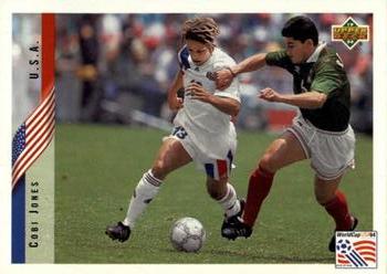 1994 Upper Deck World Cup Contenders English/Japanese #11 Cobi Jones Front