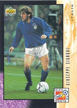 1994 Upper Deck World Cup Contenders English/Japanese - UD Set #UD22 Giuseppe Signori Front