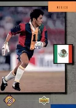 1994 Upper Deck World Cup Contenders English/German - UD Set #UD12 Mexico (Jorge Campos) Front