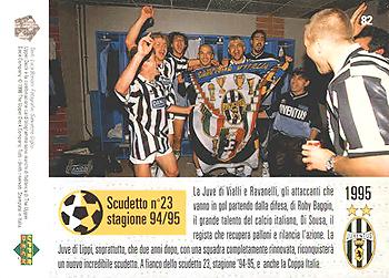1998 Upper Deck Juventus FC #82 Scudetto n 23 1994/95 Back