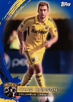 2014 Topps MLS - Blue #172 Chad Barson Front