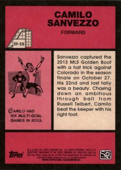 2014 Topps MLS - 1976-77 English Footballers #EF-CS Camilo Sanvezzo Back