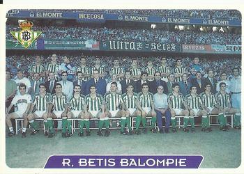 1995-96 Mundicromo Sport Las Fichas de La Liga #37 Team Card Front