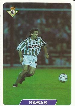 1995-96 Mundicromo Sport Las Fichas de La Liga #52 Sabas Front