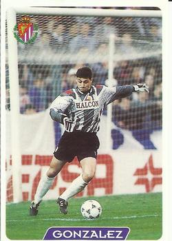 1995-96 Mundicromo Sport Las Fichas de La Liga #327 Gonzalez Front