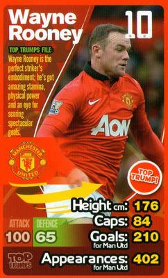 2013-14 Top Trumps Manchester United #NNO Wayne Rooney Front