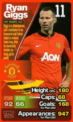 2013-14 Top Trumps Manchester United #NNO Ryan Giggs Front