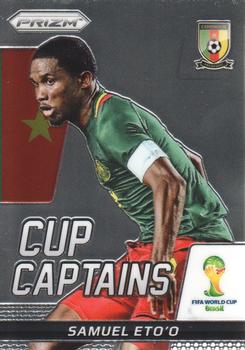 2014 Panini Prizm FIFA World Cup Brazil - Cup Captains #26 Samuel Eto'o Front