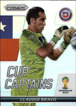 2014 Panini Prizm FIFA World Cup Brazil - Cup Captains Prizms #4 Claudio Bravo Front