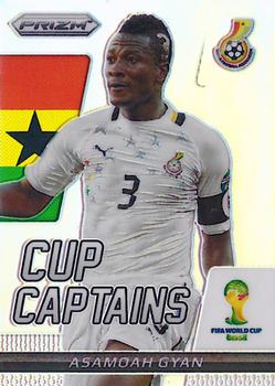 2014 Panini Prizm FIFA World Cup Brazil - Cup Captains Prizms #2 Asamoah Gyan Front