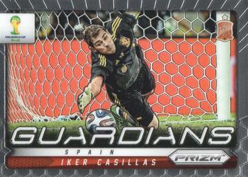 2014 Panini Prizm FIFA World Cup Brazil - Guardians #21 Iker Casillas Front