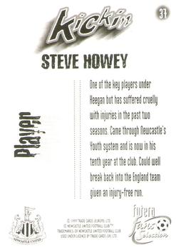 1999 Futera Newcastle United Fans' Selection - Foil #37 Steve Howey Back