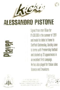 1999 Futera Newcastle United Fans' Selection - Foil #40 Alessandro Pistone Back