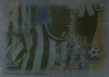 1999 Futera Newcastle United Fans' Selection - Foil #75 Player And Stadium Montage Front