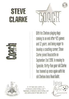1999 Futera Newcastle United Fans' Selection - Foil #95 Steve Clarke Back
