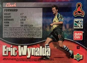 1997 Upper Deck MLS - Signature #S3 Eric Wynalda Back