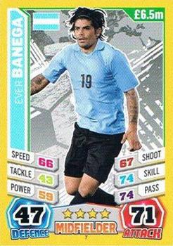 2014 Topps Match Attax England World Cup #7 Ever Banega Front