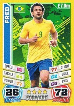 2014 Topps Match Attax England World Cup #44 Fred Front