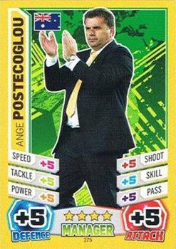 2014 Topps Match Attax England World Cup #275 Ange Postecoglou Front