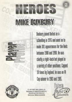 1999 Futera Manchester United Fans' Selection #60 Mike Duxbury Back