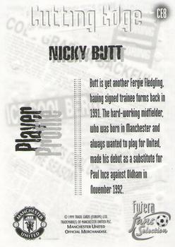 1999 Futera Manchester United Fans' Selection - Cutting Edge Embossed #CE8 Nicky Butt Back