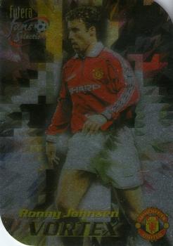 1999 Futera Manchester United Fans' Selection - Vortex #V3 Ronny Johnsen Front