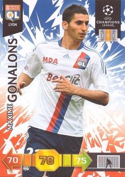 2010-11 Panini Adrenalyn XL UEFA Champions League Update Edition #NNO Maxime Gonalons Front