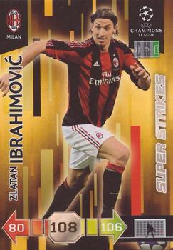 2010-11 Panini Adrenalyn XL UEFA Champions League Update Edition #NNO Zlatan Ibrahimovic Front