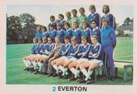 1977-78 FKS Publishers Soccer Stars #2 Everton Front