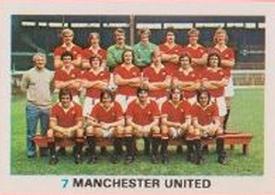 1977-78 FKS Publishers Soccer Stars #7 Manchester United Front
