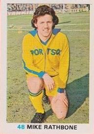 1977-78 FKS Publishers Soccer Stars #48 Mike Rathbone Front