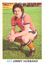 1977-78 FKS Publishers Soccer Stars #207 Jimmy Husband Front
