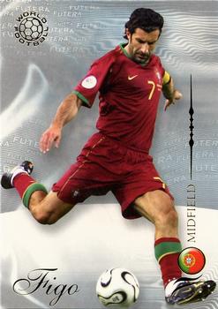2007 Futera World Football Foil #82 Luis Figo Front