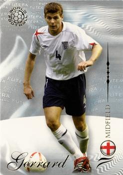 2007 Futera World Football Foil #86 Steven Gerrard Front
