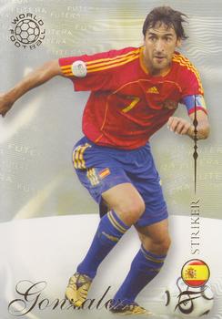 2007 Futera World Football Foil #153 Raul Gonzalez Front