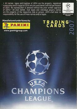 2007 Panini UEFA Champions League #17 Julio Cesar Back