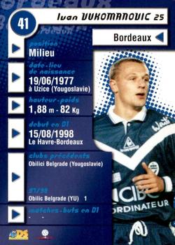 1998-99 DS France #41 Ivan Vukomanovic Back