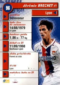 1998-99 DS France #96 Jeremie Brechet Back