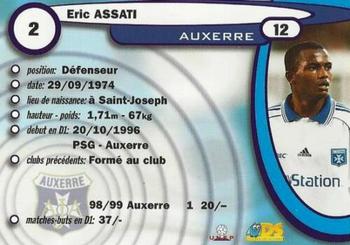 1999-00 DS France Foot #2 Eric Assati Back