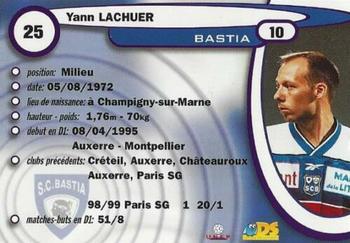 1999-00 DS France Foot #25 Yann Lachuer Back