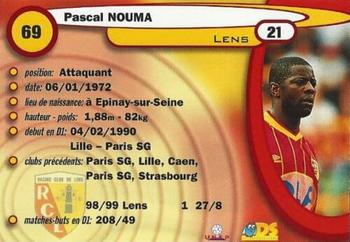 1999-00 DS France Foot #69 Pascal Nouma Back