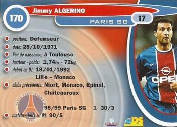 1999-00 DS France Foot #170 Jimmy Algerino Back
