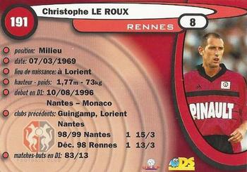 1999-00 DS France Foot #191 Christophe Le Roux Back