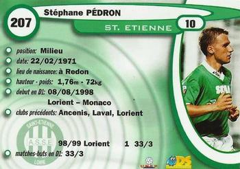 1999-00 DS France Foot #207 Stephane Pedron Back