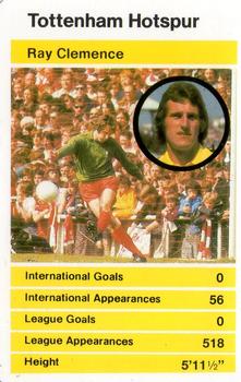 1982 Top Trumps British Stars Set 1 #NNO Ray Clemence Front
