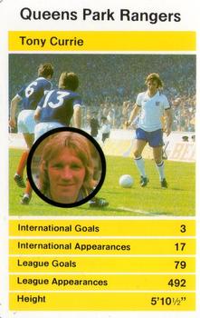 1982 Top Trumps British Stars Set 1 #NNO Tony Currie Front