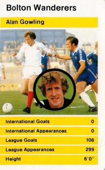 1980 Top Trumps British Stars (Set 2) #NNO Alan Gowling Front